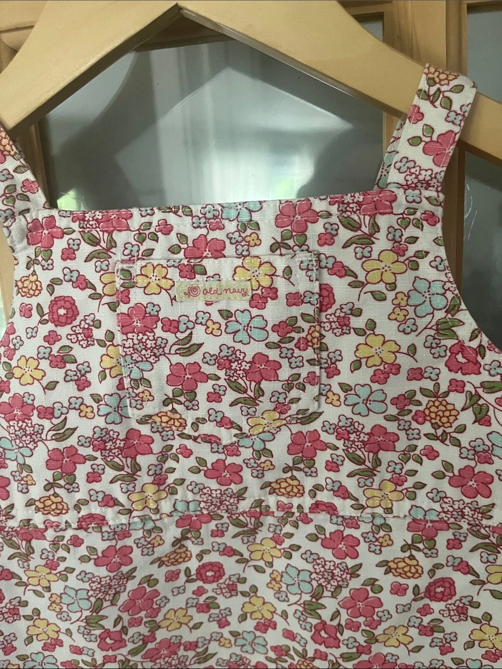 Vintage Floral ditsy Cotton Wrap Sundress 3T with pockets